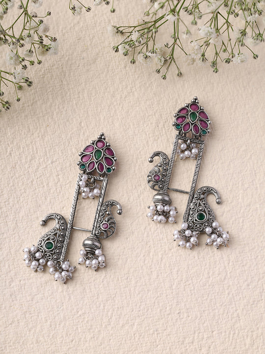 Opulent Ruby Earrings