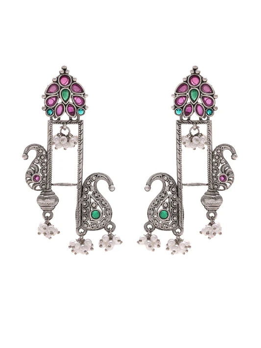 Opulent Ruby Earrings