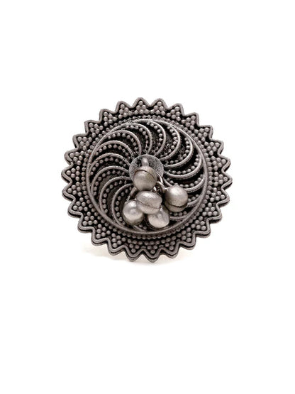 Tribal Oxidised Ring
